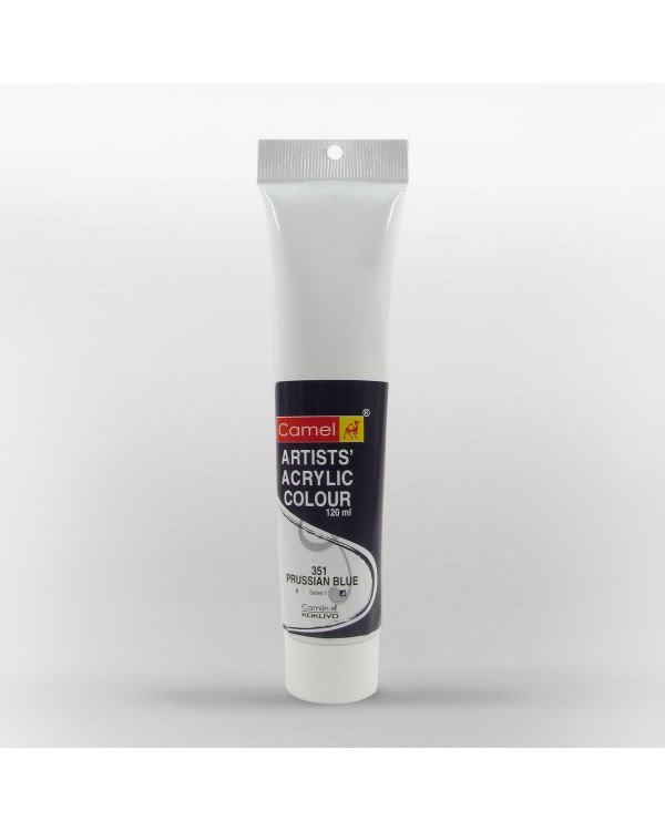 Camel Artist Acrylic Colour 120ml Tube - Prussian Blue