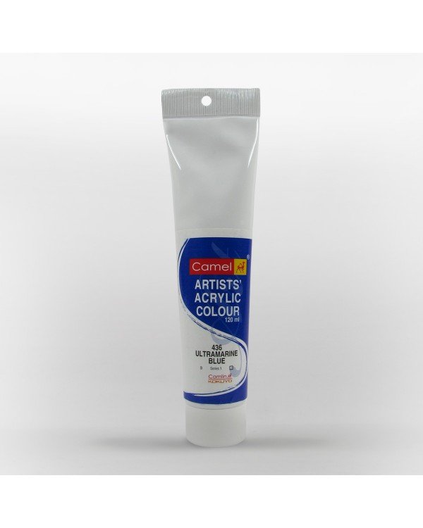 Camel Artist Acrylic Colour 120ml Tube - Ultramarine Blue