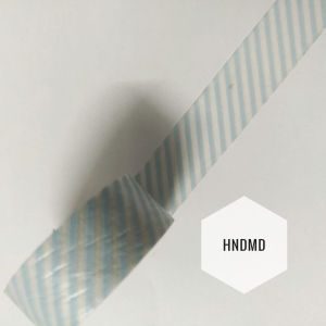 Sky blue striped Washi Tape