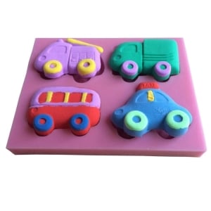 Toy Cars Silicone Clay Mould