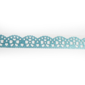 Decorative Glitter Tape - Ribbons (Light Blue)