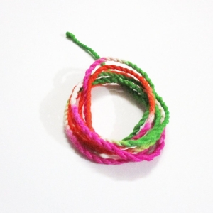 Twine - Colorful (Orange, Green, Pink and White)