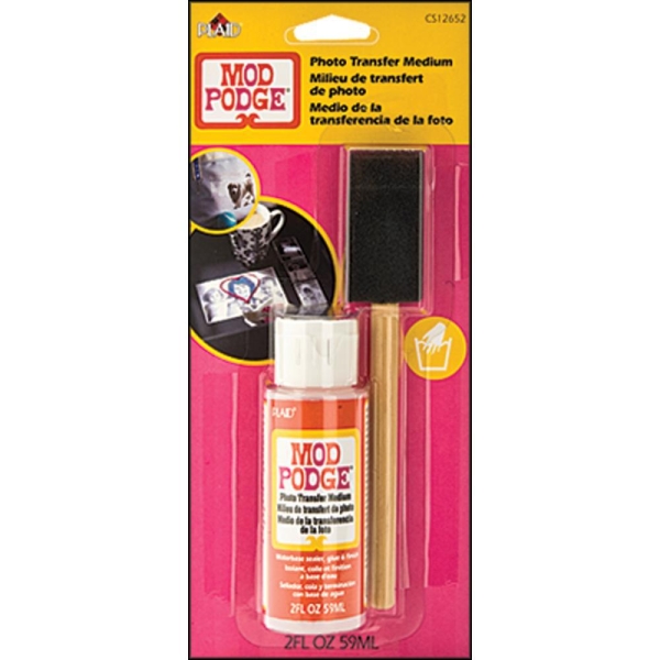 Mod Podge Photo transfer Medium with Foam Brush