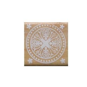 Wooden Rubber Stamp Set - Design 4