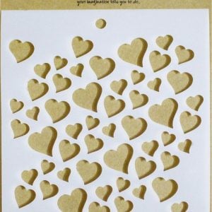 CrafTangles 6"x6" Stencil - Heartfull
