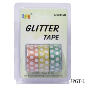 Glitter Tapes pack of 3 (3PGT-L)