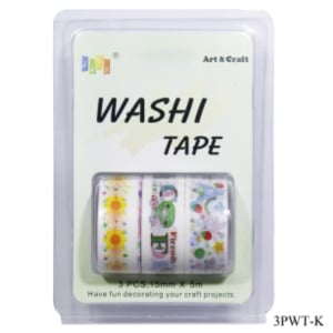 Washi Tapes pack of 3 (3PWT-K)