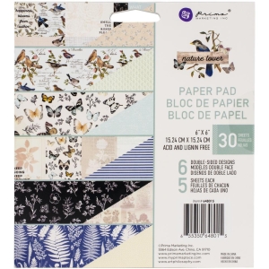 Prima Marketing Double-Sided Paper Pad 6"X6" 30/Pkg - Nature Lover