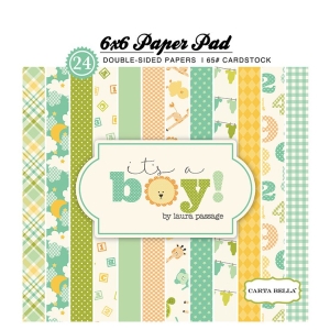Carta Bella paper pad - Its a Boy (6by6 inch)