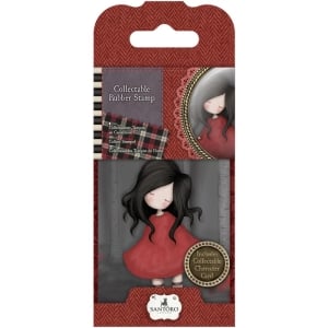 Santoro Gorjuss Mini Rubber Stamp - Poppy Wood