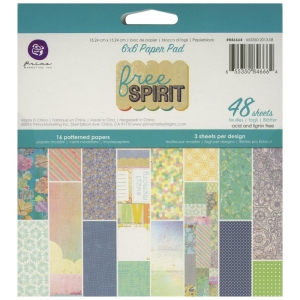 Prima - Free Spirit - 6x6 Paperpack (48 sheets)
