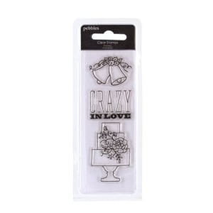Pebbles Clear Stamp - Crazy in Love