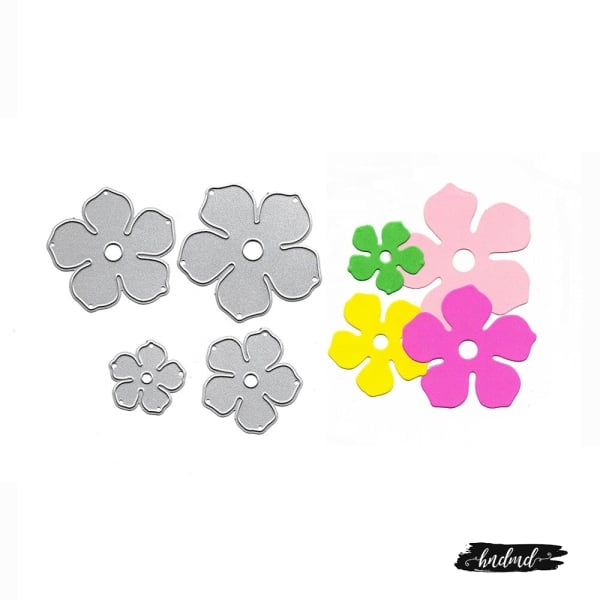 Steel Cutting Dies - Flowers (4 pcs)