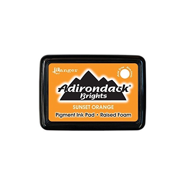 Adirondack Pigment Ink Pad Brights - Sunset Orange