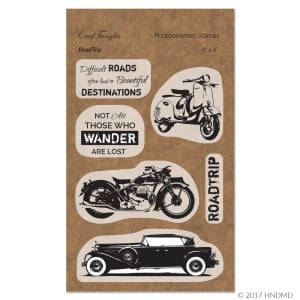 CrafTangles Photopolymer Stamps - RoadTrip