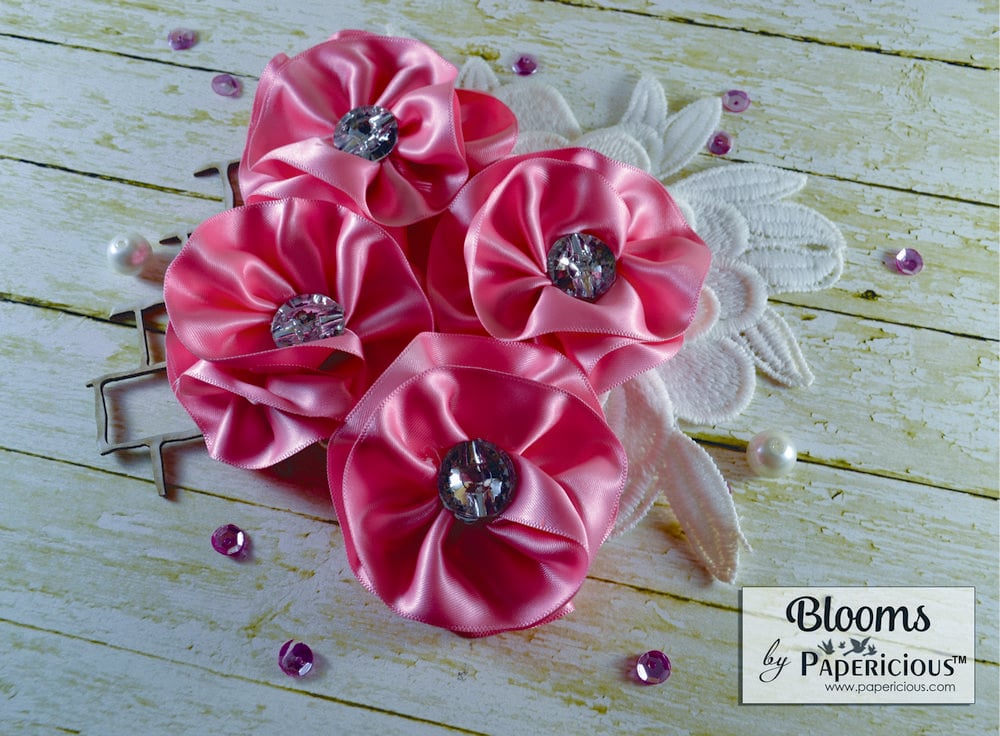 Papericious Handmade Fabric Flowers (FL6001)
