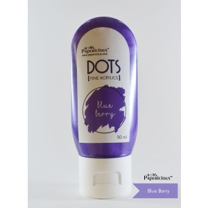 Papericious Fine Acrylic Colour (Dots) (50 ml) - Blue Berry