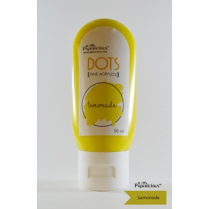 Papericious Fine Acrylic Colour (Dots) (50 ml) - Lemonade