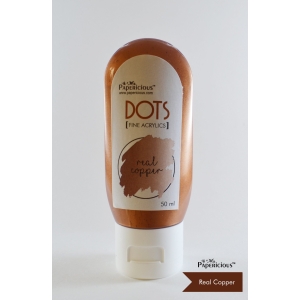 Papericious Fine Acrylic Colour (Dots) (50 ml) - Real Copper