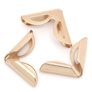 Metal Scrapbook Album Corners/Protectors (Set of 20 pcs) - Gold
