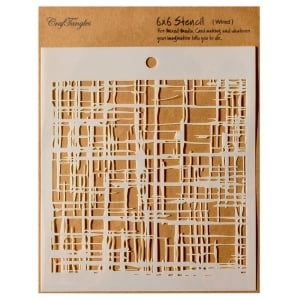 CrafTangles 6"x6" Stencil - Wired