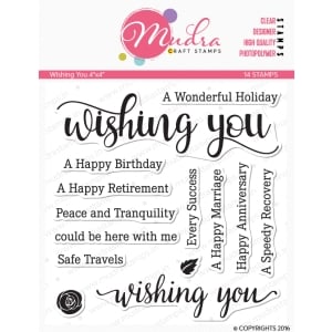 Mudra Craft Stamps - Wishing You