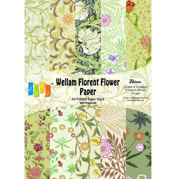 Vellum Paper A4 Florent Flower