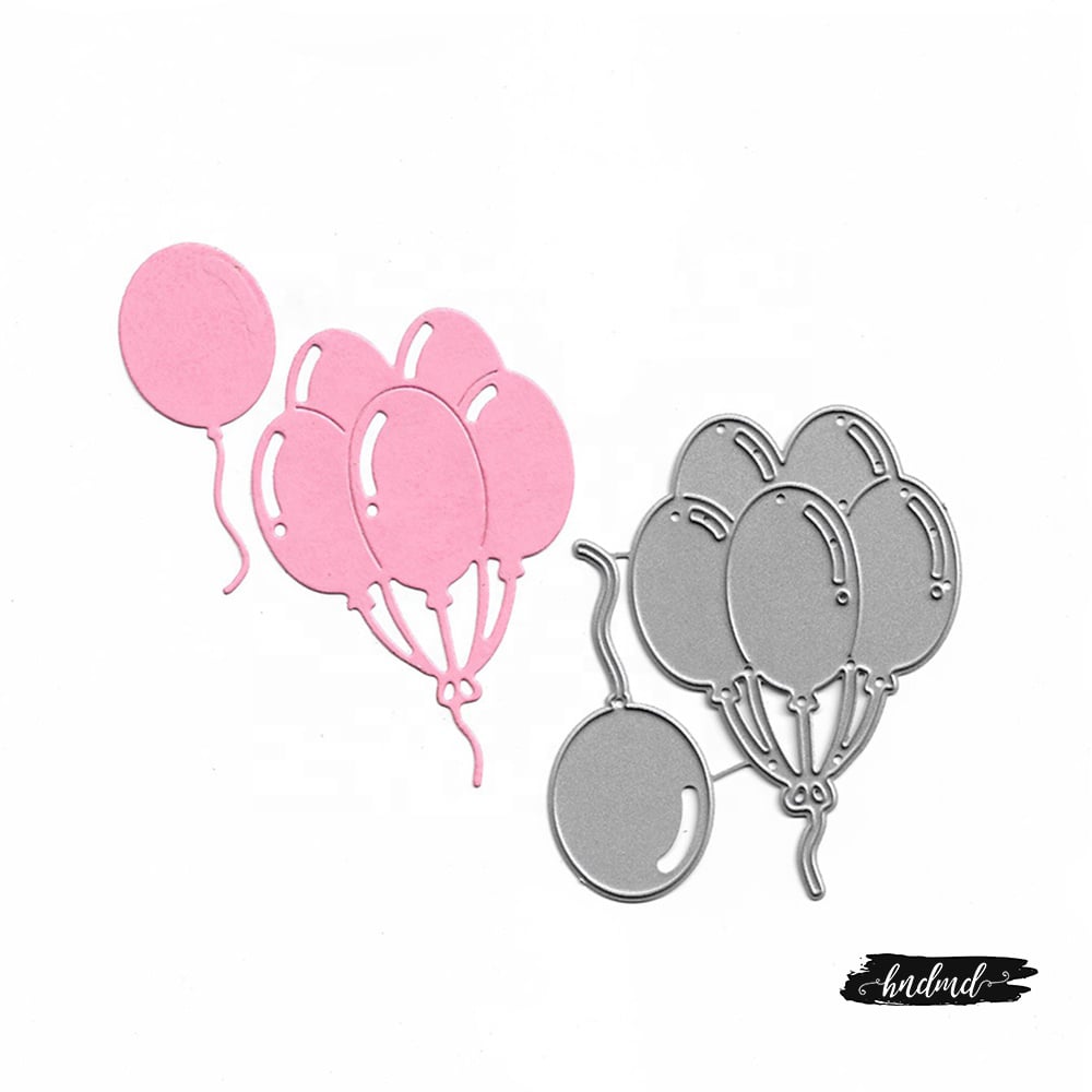 Steel Dies - Balloons (Set of 2 dies) XY447 steel cutting dies CraftAdda Steel Dies - Balloons (Set of 2 dies)