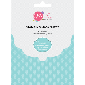 Mudra Stamping Mask Sheet (Pack of 10 sheets) - Masking sheets