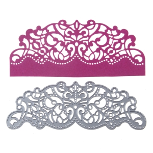 Steel Border Dies - Vintage Floral Edge (XY066)