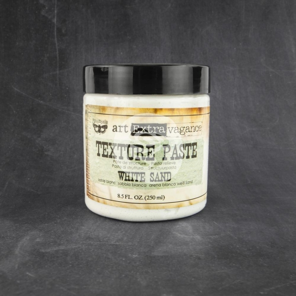 Prima Finnabair Art Extravagance Texture Paste - White Sand (8.5 oz)