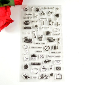 Travel Journaling Clear Stamp set