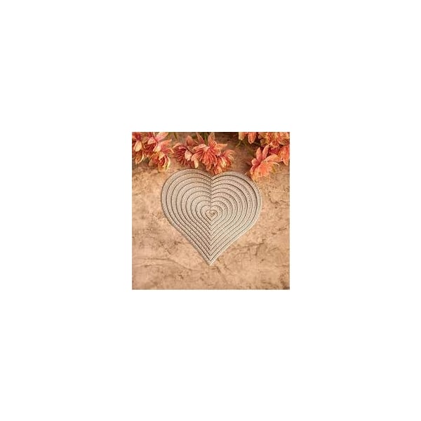 Steel Dies - Stitched Hearts (Set of 10 dies)