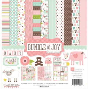 EchoPark paper pad - Bundle of Joy Girl Collection Kit (12 by 12 inch)