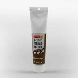 Camel Artist Acrylic Colour 120ml Tube - Burnt Umber