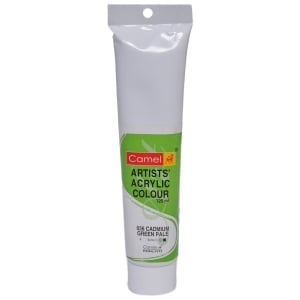 Camel Artist Acrylic Colour 120ml Tube - Cadmium Green Pale