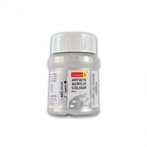 Camel Artist Acrylic Colour 500ml Jar - Silver