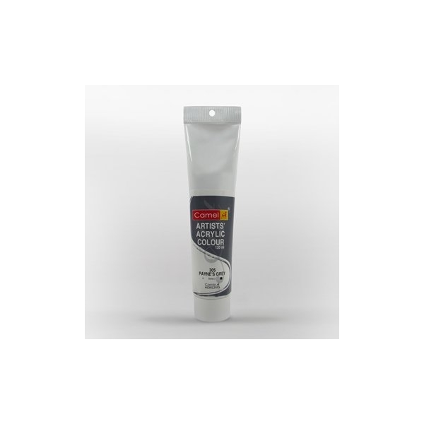 Camel Artist Acrylic Colour 120ml Tube - Paynes Grey