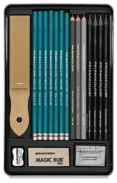 Prismacolor Premier Graphite Drawing pencil Set (18 pieces)