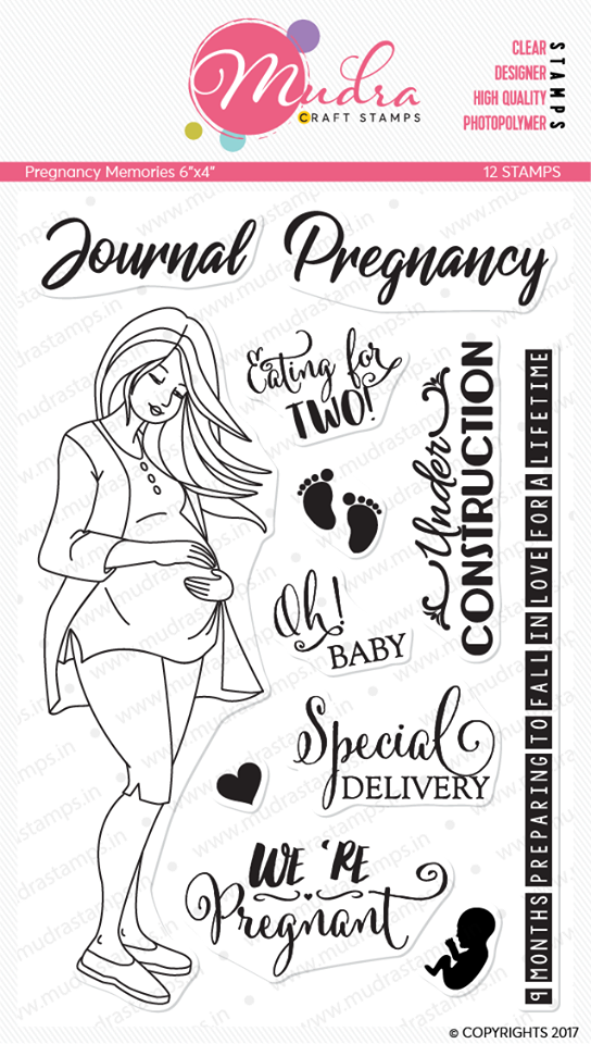 Mudra Craft Stamps - Pregnancy Journal