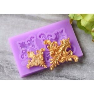 Flourish Motifs Silicone Clay Mould