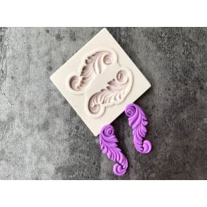 Small Flourishes Silicone Clay Mould