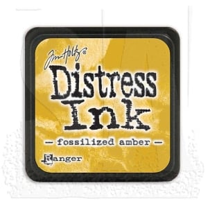 Tim Holtz Mini Distress Ink Pad - Fossilized Amber