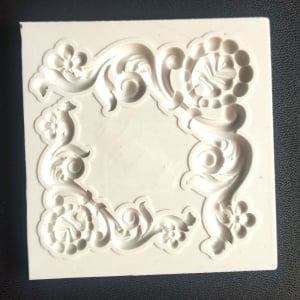 Flourishes Corners Silicone Clay Mould