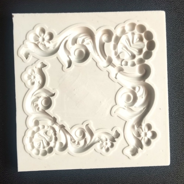 Flourishes Corners Silicone Clay Mould
