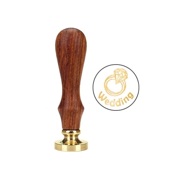 Wax Seal Stamp - Wedding with Ring