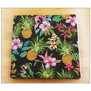 A pack of 12 by 12 inch Decoupage Napkins(5 pcs) - Tropical Background