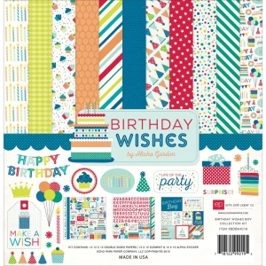 EchoPark paper pad - Birthday Wishes - Boy (12 by 12 inch)