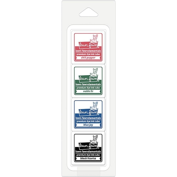 Lawn Fawn Ink Cube - Christmas Tree (Set of 4)