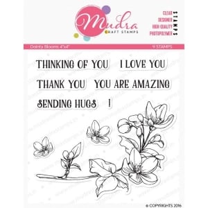Mudra Craft Stamps - Dainty Blooms 2